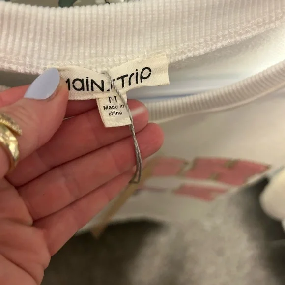 Nashville Main Strip cropped oversized T - Picture 4 of 7